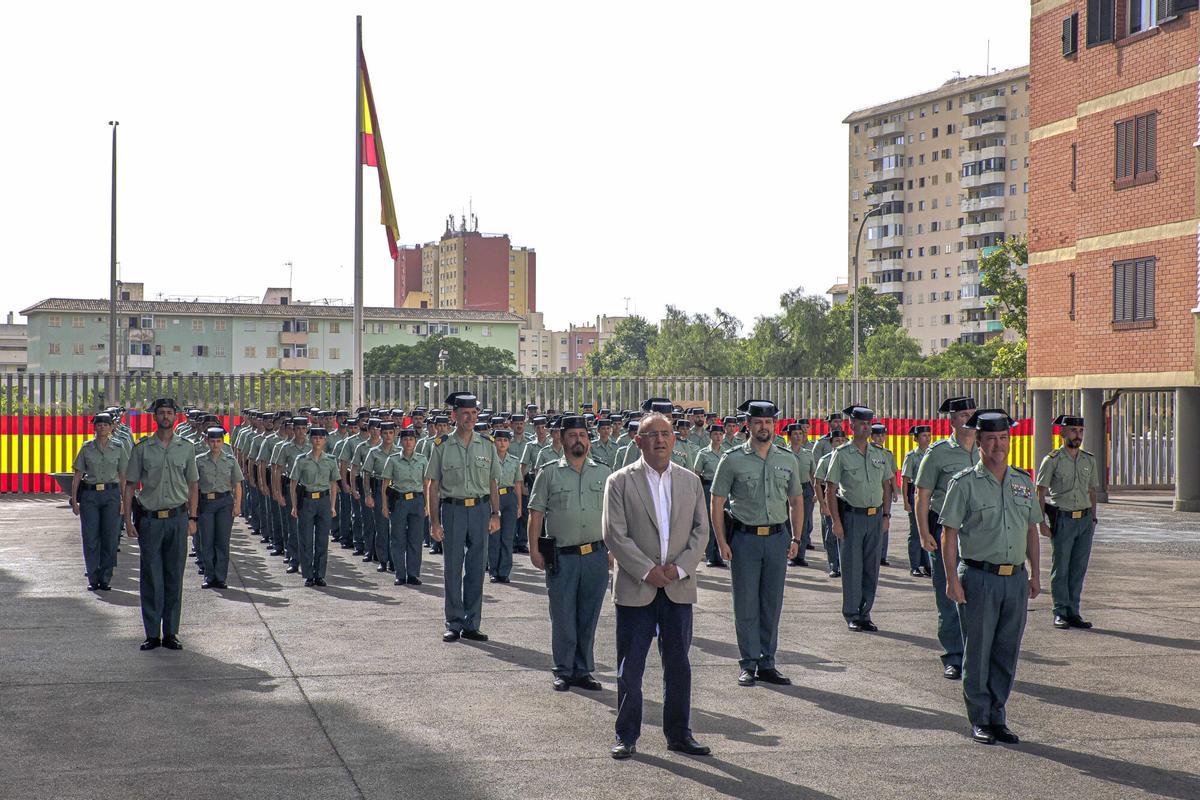 Presentación de los nuevos guardias civiles de Baleares.