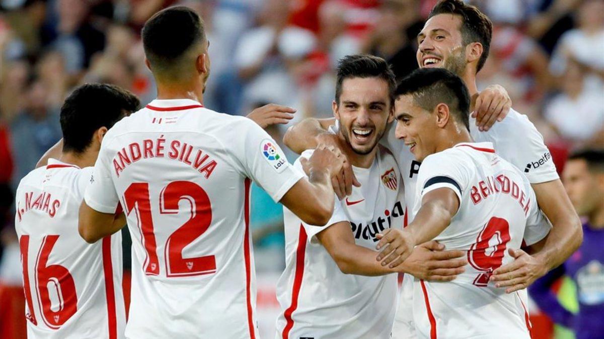 El Sevilla doblegó al Celta y ya es líder