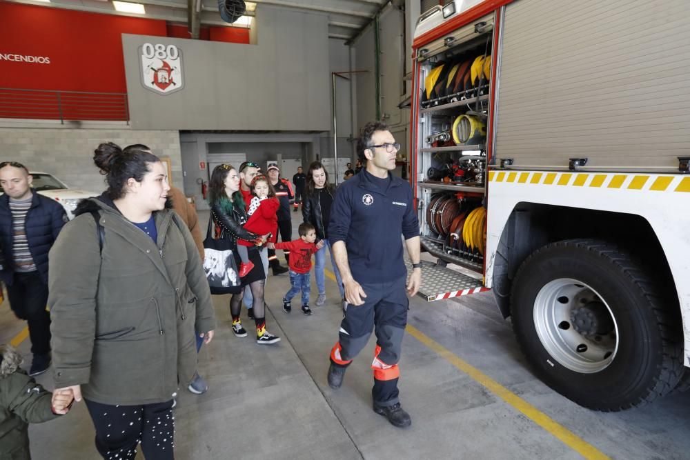 Jornadas de puertas abiertas en Bomberos de Gijón