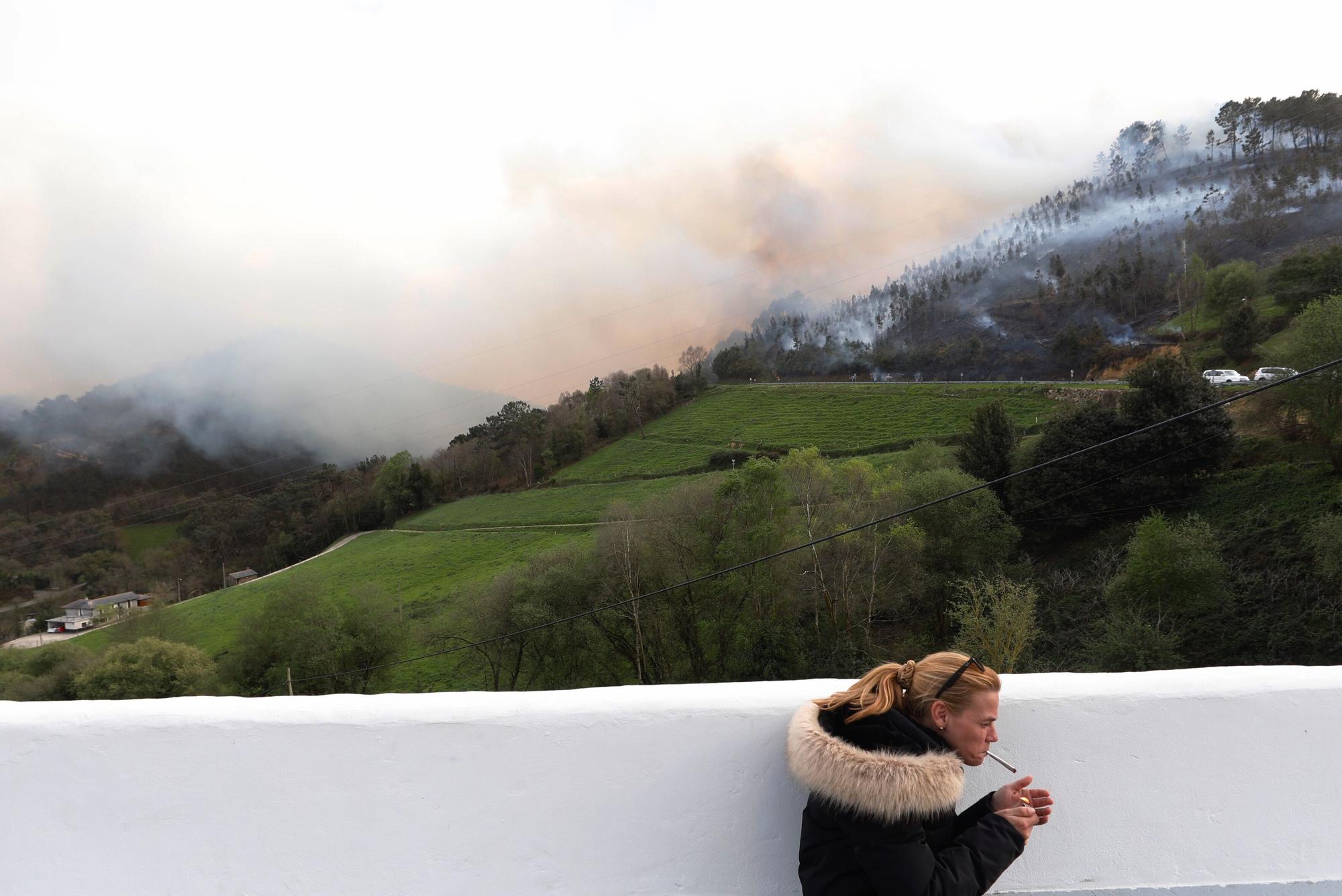 EN IMÁGENES: Gran oleada de incendios en Asturias