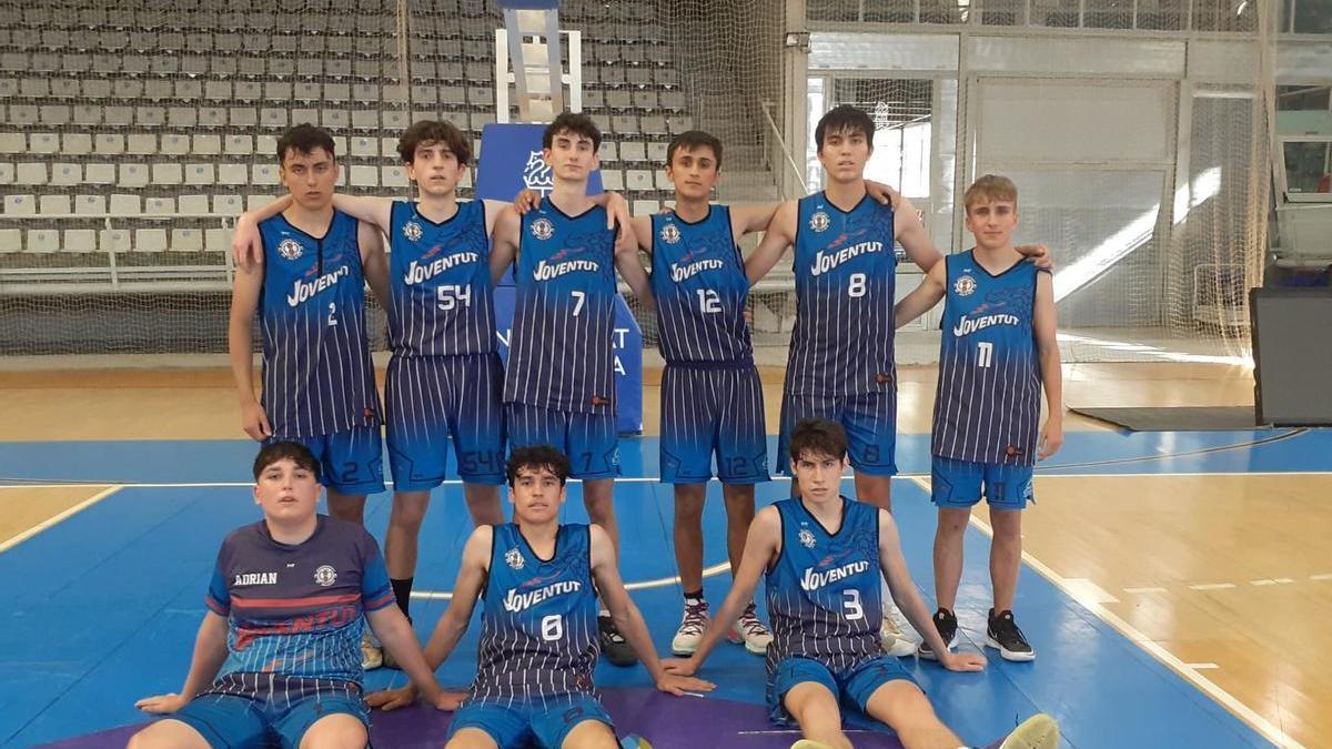 Equipo júnior del CB Joventut d’Alcoi que se clasificó para la final del Trofeo Federación