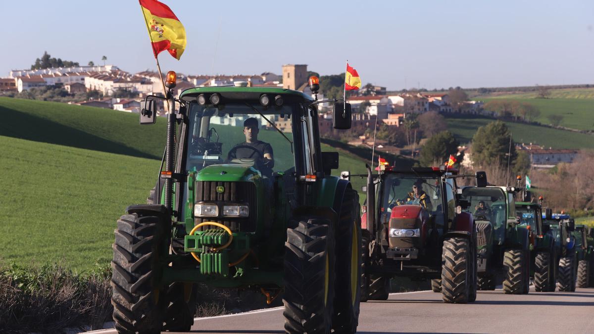 Manifestación de agricultores.
