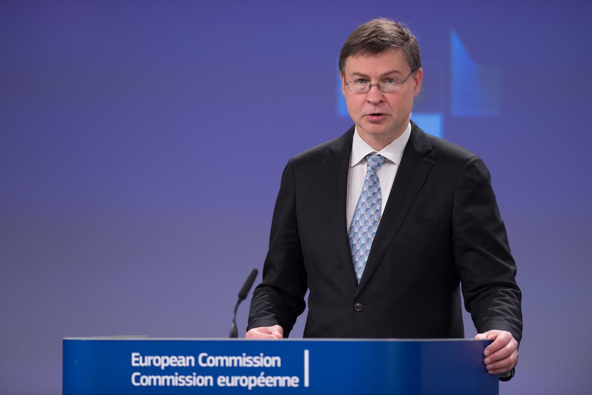 Valdis Dombrovskis, en una imagen de archivo. Valdis Dombrovskis, en una imagen de archivo.