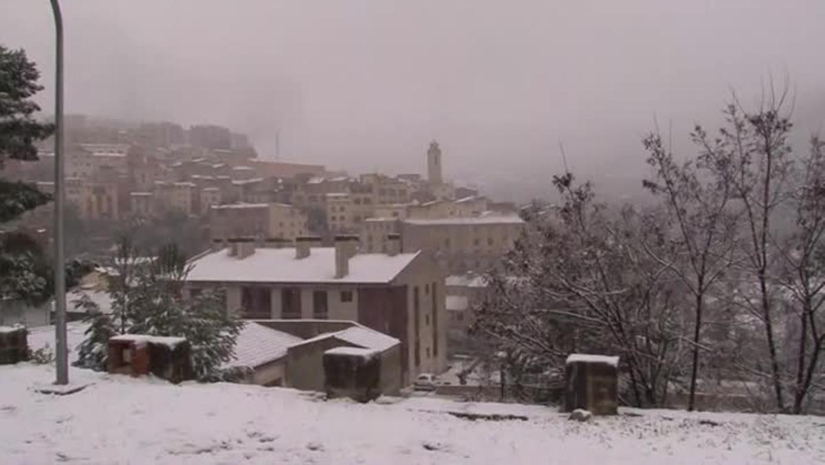 La neu qualla en cotes baixes de Barcelona, Tarragona i Lleida.