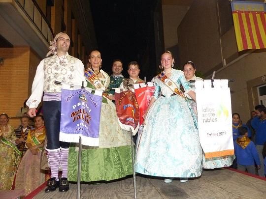 Monumentos y entrega de premios en Albal.