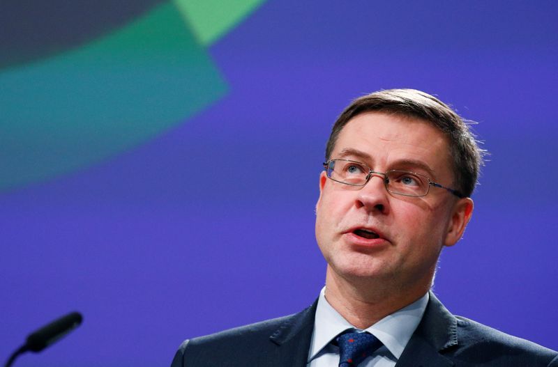 El vicepresidente de la Comisión Europea, Valdis Dombrovskis.