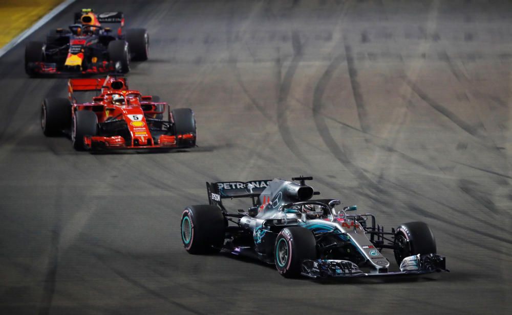 El GP de Singapur de Fórmula 1, en imágenes