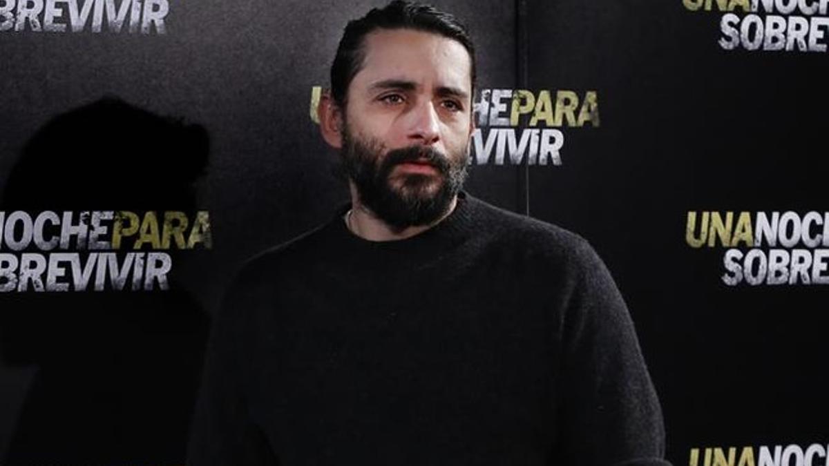 El cineasta Jaume Collet Serra, el pasado marzo en Madrid, en la presentación de 'Una noche para sobrevivir'.