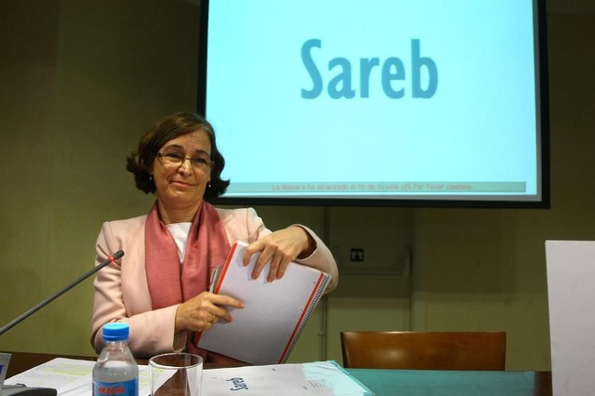 La presidenta de la Sareb, Belén Romana, va donar a conèixer l’estructura de l’entitat el 19 de desembre. La presidenta de la Sareb, Belén Romana, va donar a conèixer l’estructura de l’entitat el 19 de desembre.