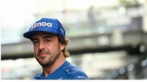 Alonso, en el paddock del circuito de Interlagos, en Sao Paulo