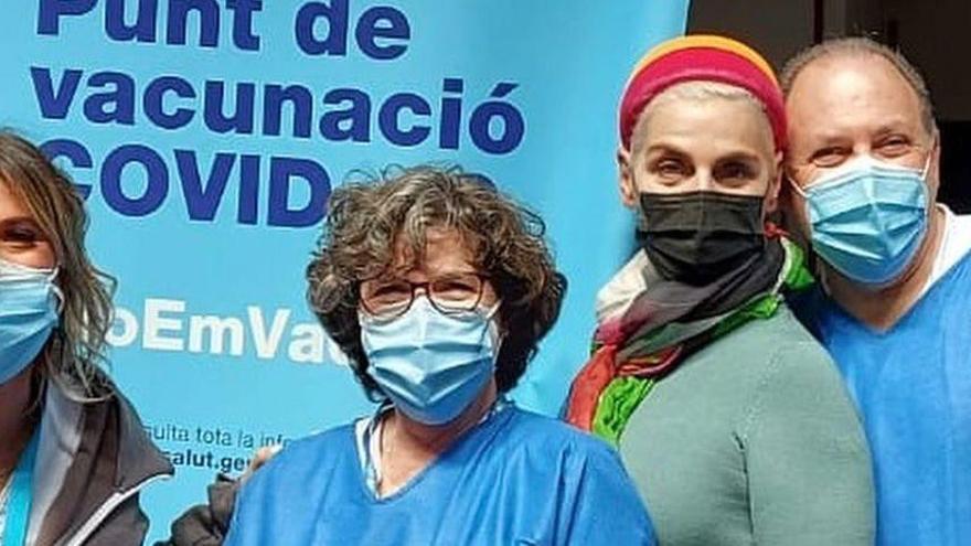 Antonia Dell&#039;Atte es vacuna al Palau Firal de Manresa