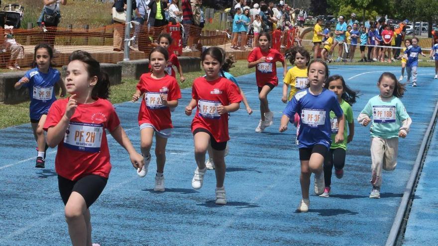 Tirán vence en la Olimpiada escolar de Moaña en al que se lograron 22 récords