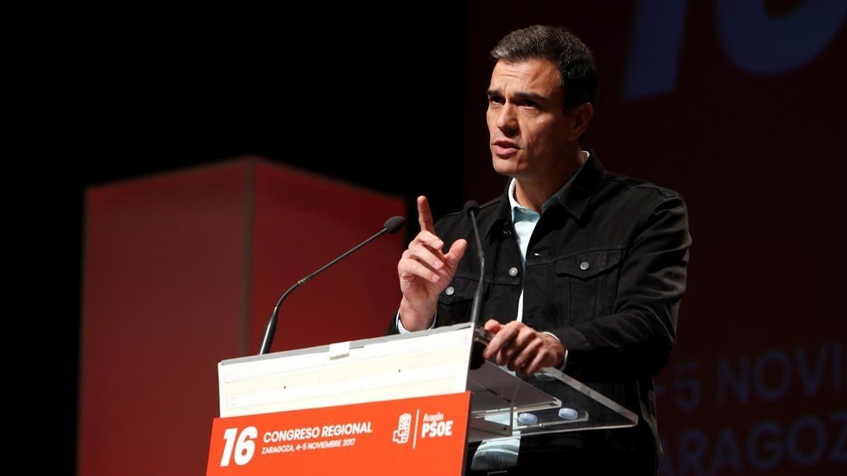 Pedro Sanchez en Zaragoza