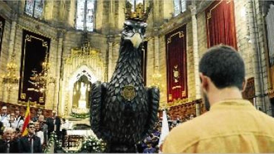 Presentació i ballada de l&#039;àliga a l&#039;interior del temple, l&#039;any passat