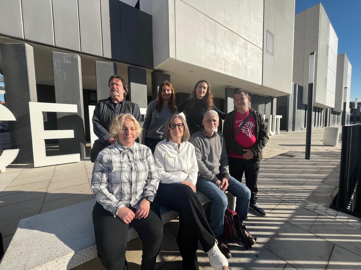 Eduardo, Cristina, María y José en la final de arriba; Feli, Nati y Vicente, en de abajo; todos ellos con covid persistente.
