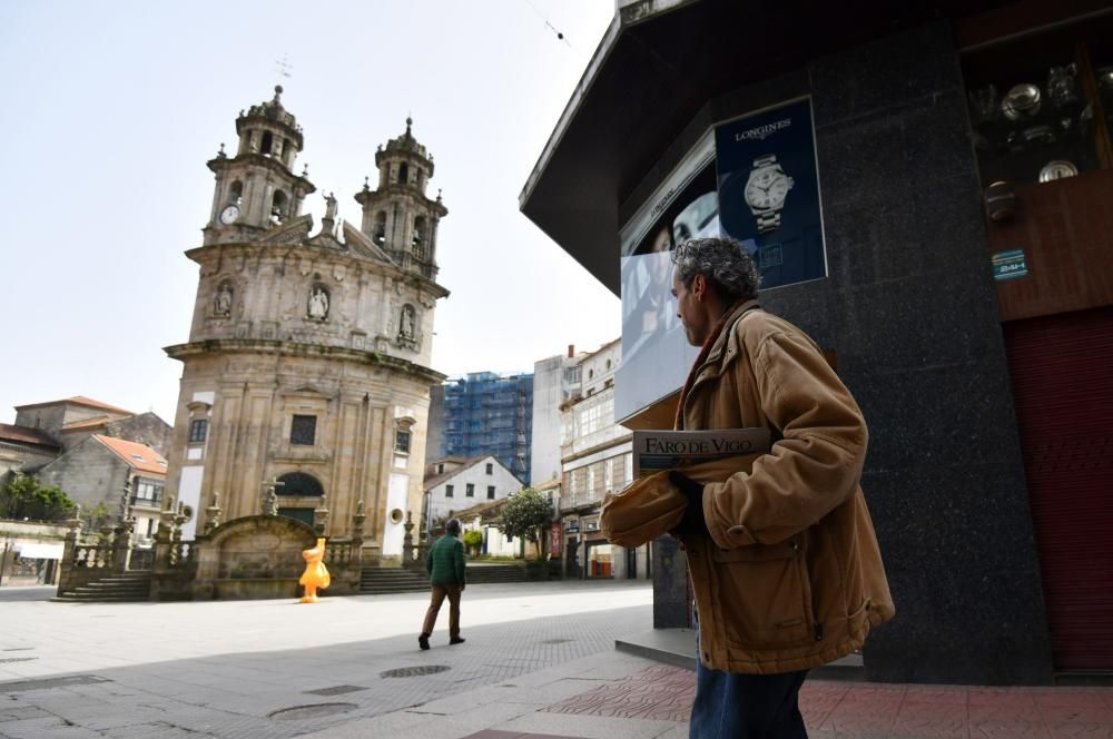 Coronavirus en Pontevedra: largo domingo de confinamiento