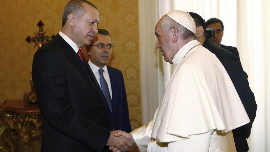 Visita histórica de Erdogan al Vaticano