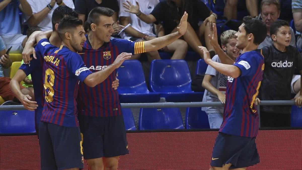 El Barça Lassa celebró una victoria muy trabajada