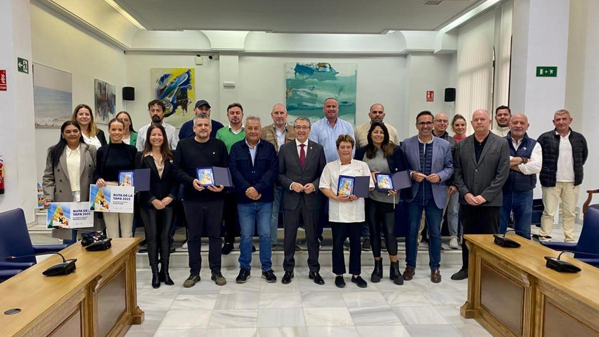 Premiados y finalistas de la Ruta de la Tapa de Rincón de la Victoria