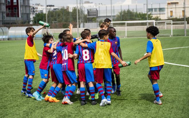 Así festejó el Benjamín A su título liguero