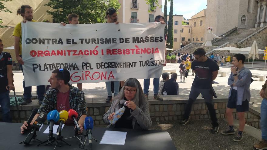 Neix la Plataforma pel decreixement turístic davant la «situació límit» que viu Girona
