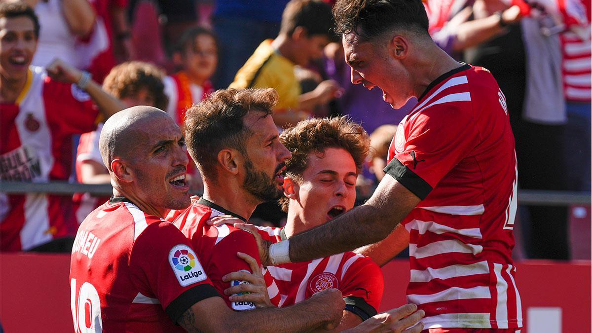 Girona - Cádiz | Stuani marcaba de penalti el gol del empate ante el Cádiz