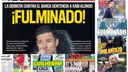 Estas son las portadas de la prensa deportiva de hoy