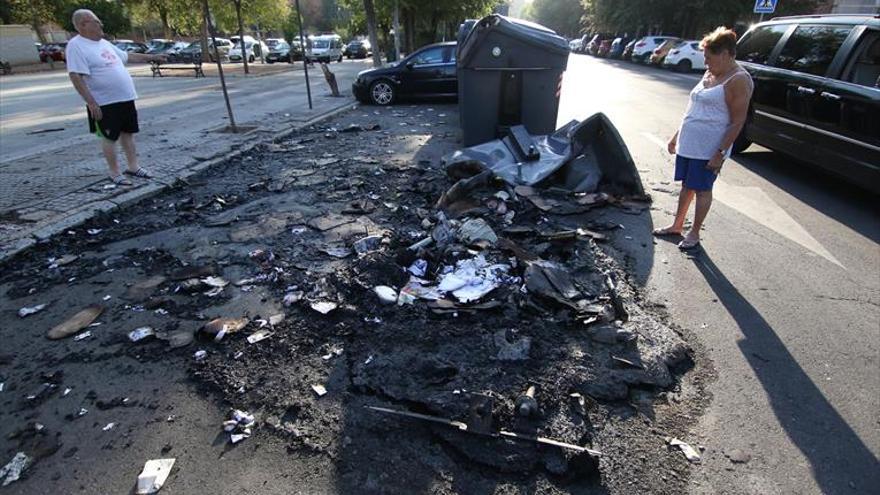 Sadeco elabora un mapa de quemas de contenedores para prevenir incidencias