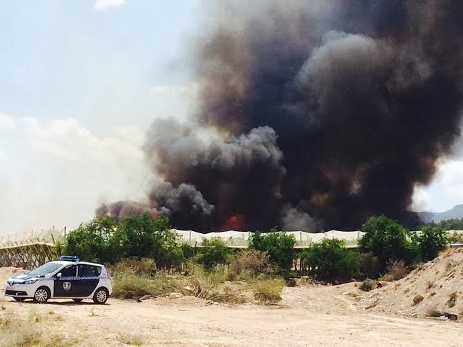 Incendio en Totana