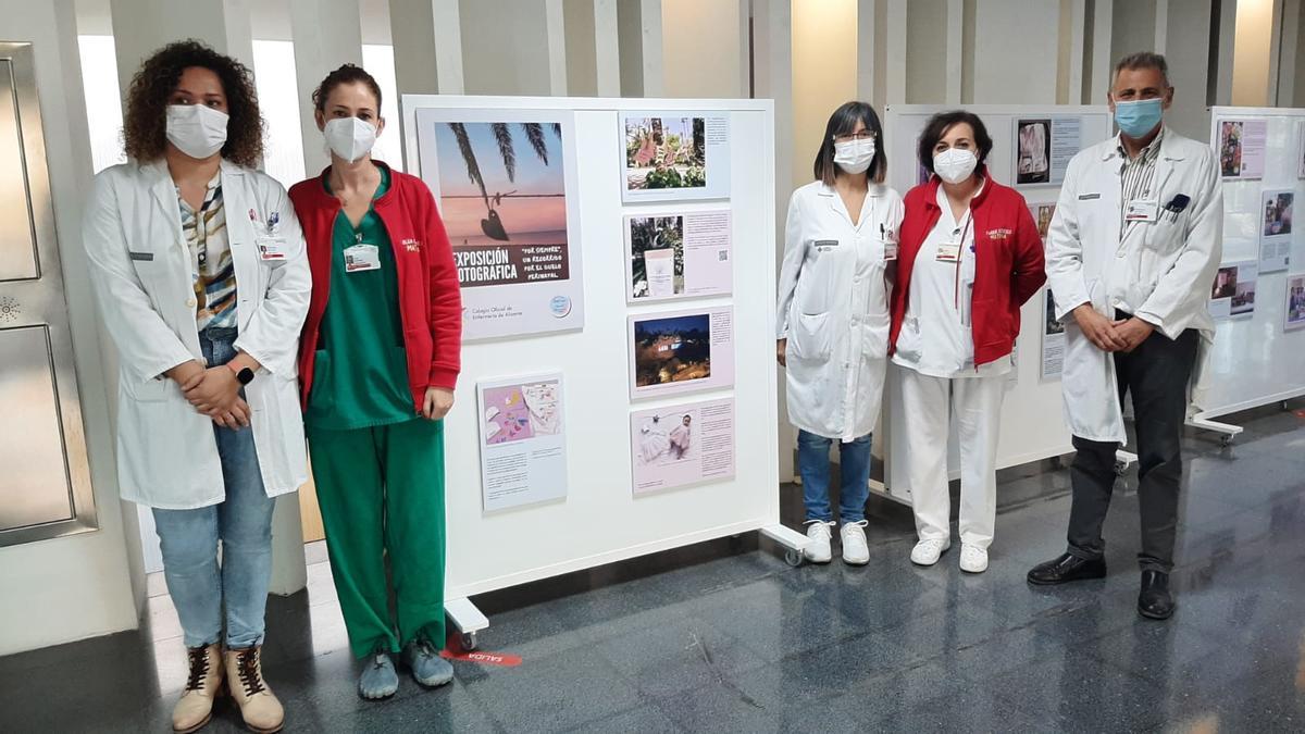 La exposición sobre duelo perinatal está impulsada por personal sanitario del Hospital General de Elche