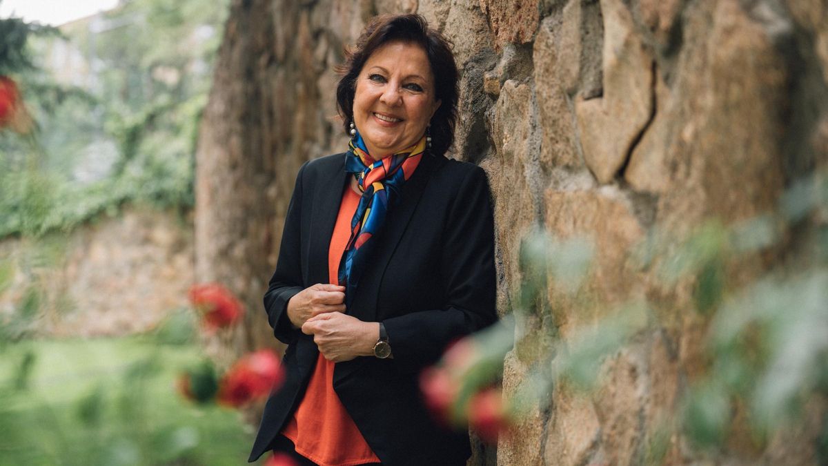 La cantaora Carmen Linares en su casa en Madrid.