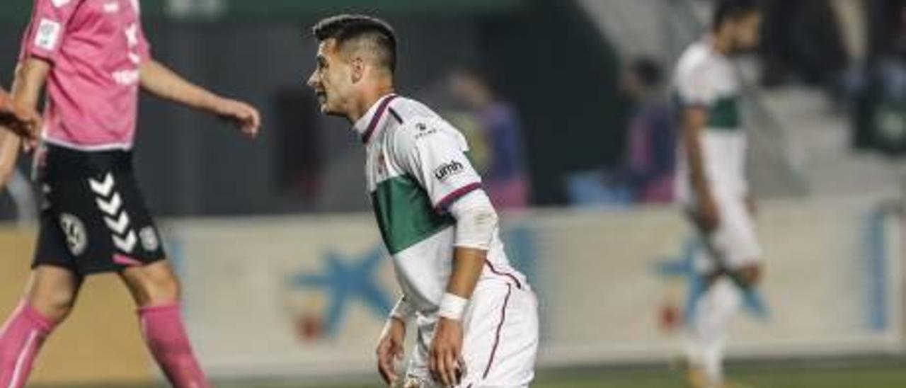 Sergio León, durante el partido del pasado sábado.