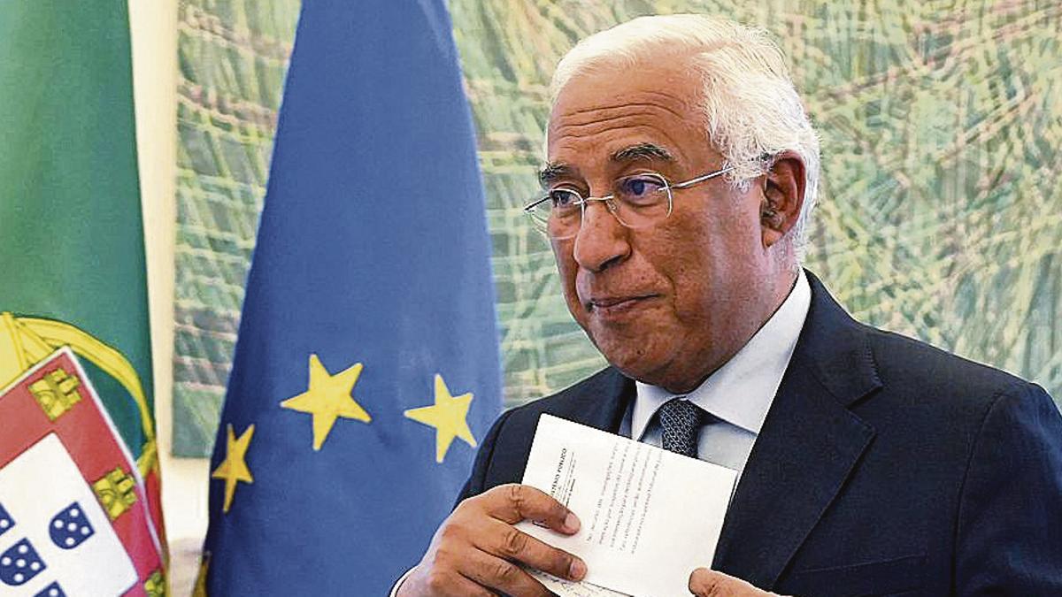 António Costa, el pasado martes, al presentar su dimisión como primer ministro de Portugal.