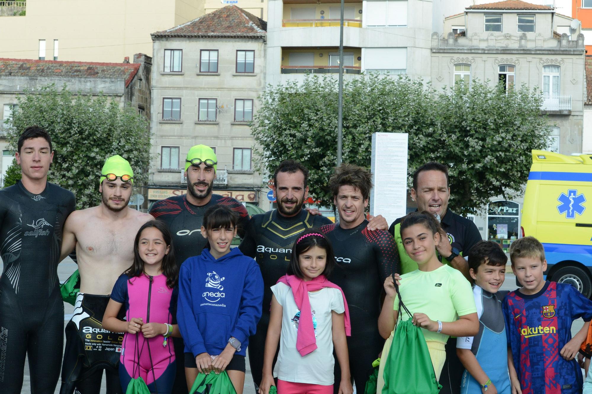 Travesía a Nado O Fisgón, en Moaña