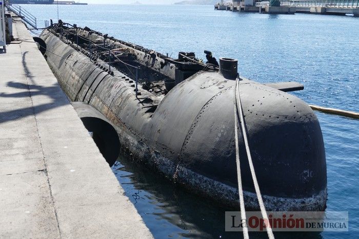 Desguace del submarino Siroco