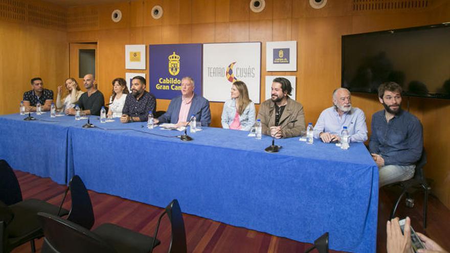 El elenco de &#039;La ratonera&#039; durante la presentación