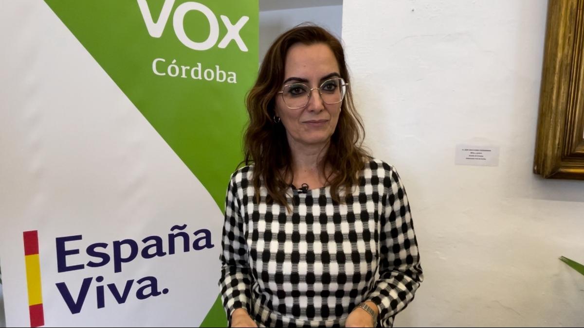 La edil de Vox en el Ayuntamiento de Córdoba, Yolanda Almagro.