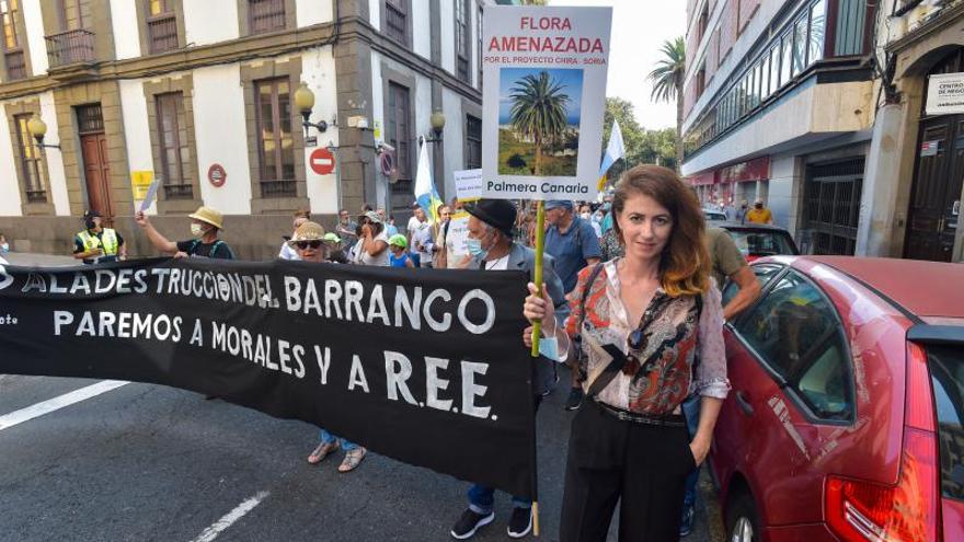 Manifestación contra Chira-Soria