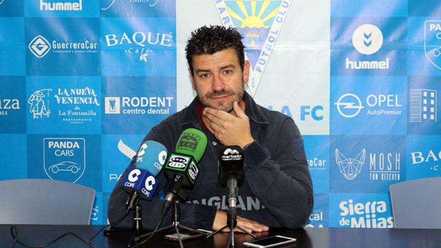 Fernando Estévez, entrenador del Marbella FC.