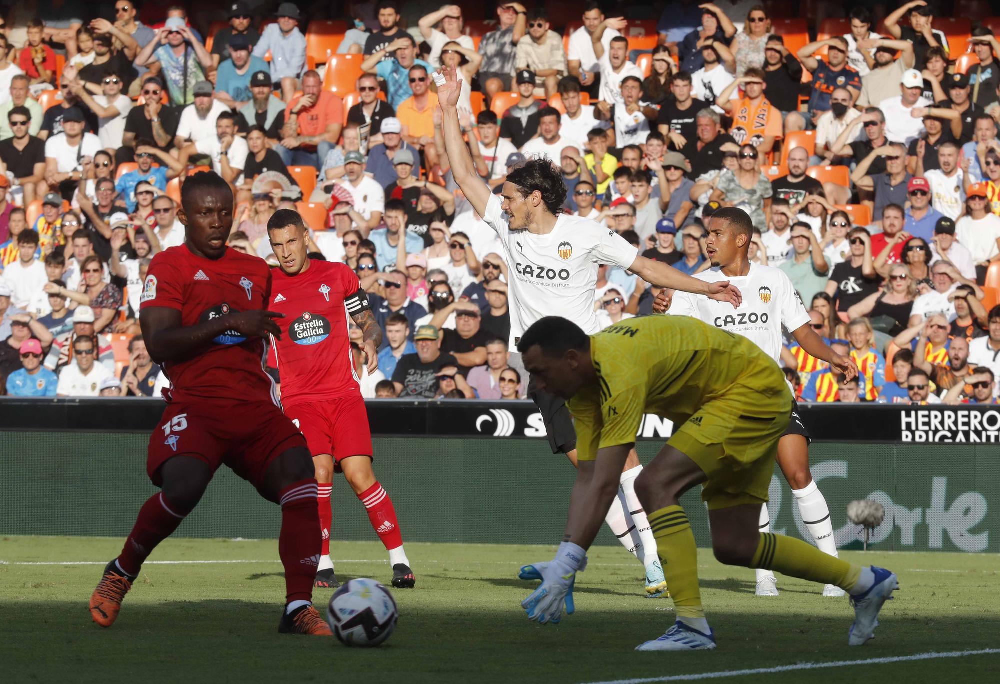 El Valencia - Celta en imágenes