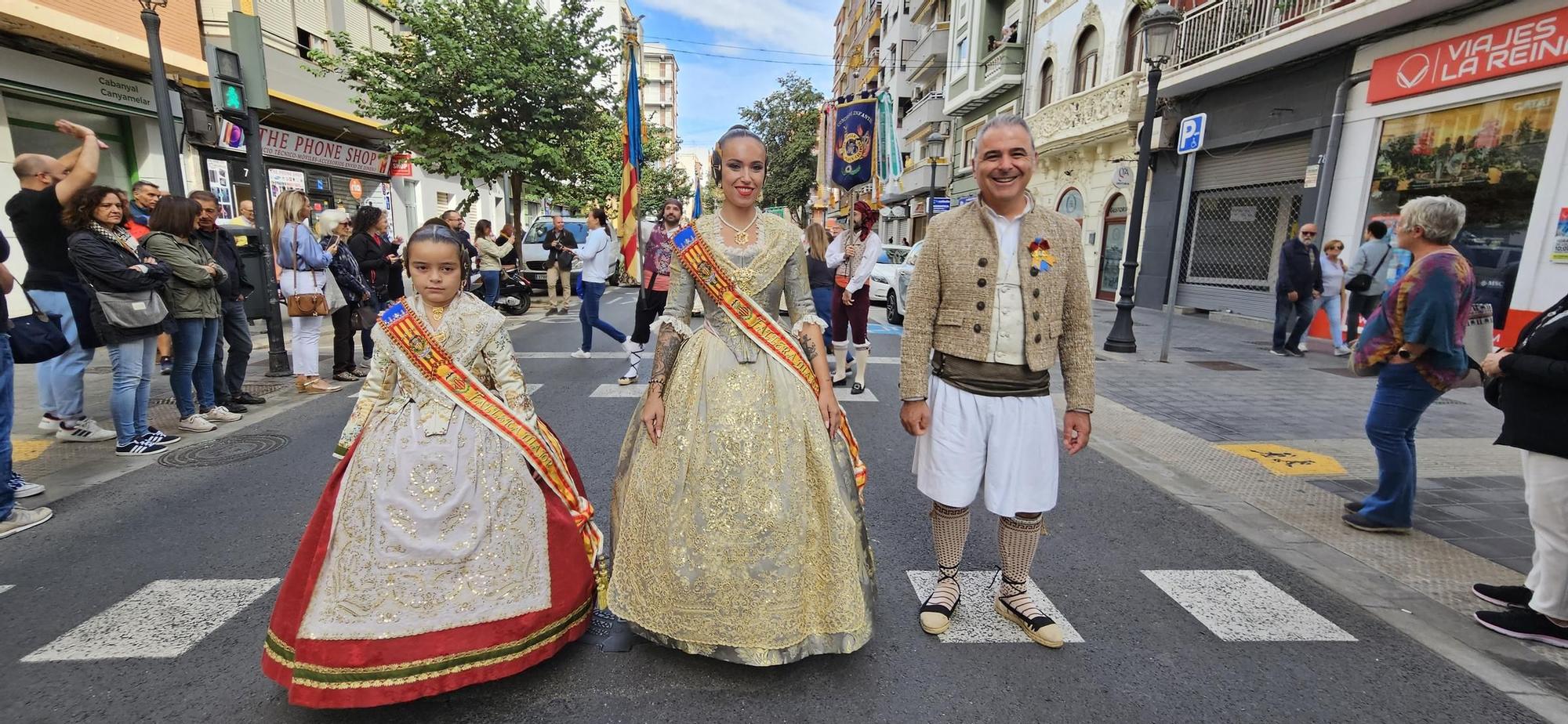 Las comisiones el Marítim, protagonistas en el Homenaje a la Senyera