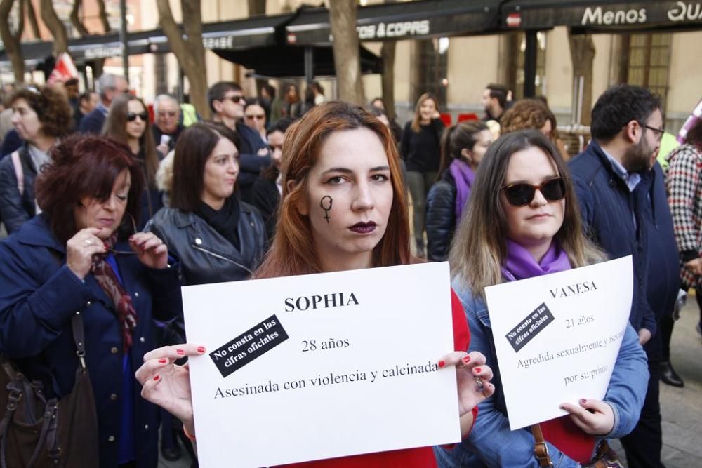 Manifestación en Murcia por el día contra la violencia de género