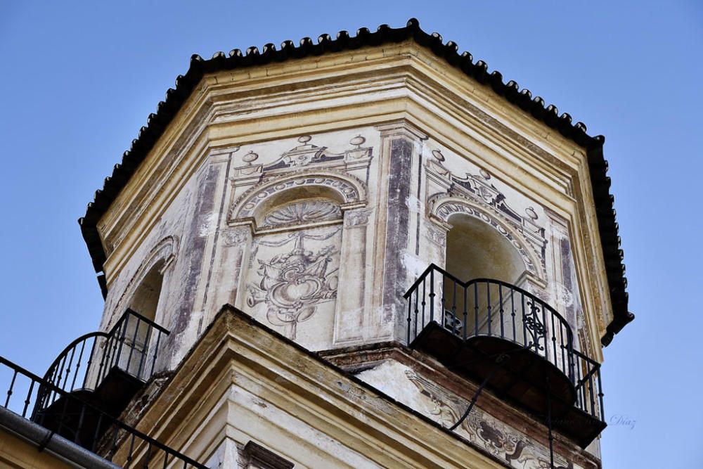 'Cinco bolas' de Simón Flynn, 'Casa del Obispo' de Nina Rodríguez y 'Torre de San Felipe' de Feliciano Ruy, ganadoras del Concurso Fotográfico'Pinturas Murales Barrocas" de Málaga Monumental