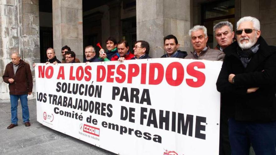 Protesta de los trabajadores de Fahime