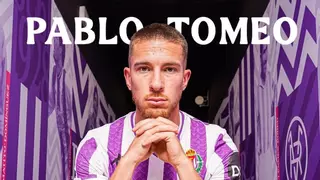 El Valladolid hace oficial el fichaje de Pablo Tomeo