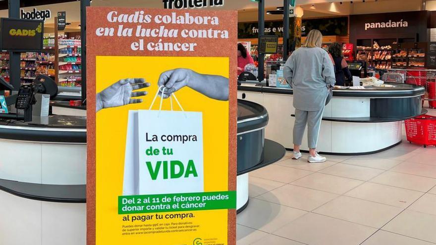 Campaña de lucha contra el cáncer «La compra de tu vida». | Cedida