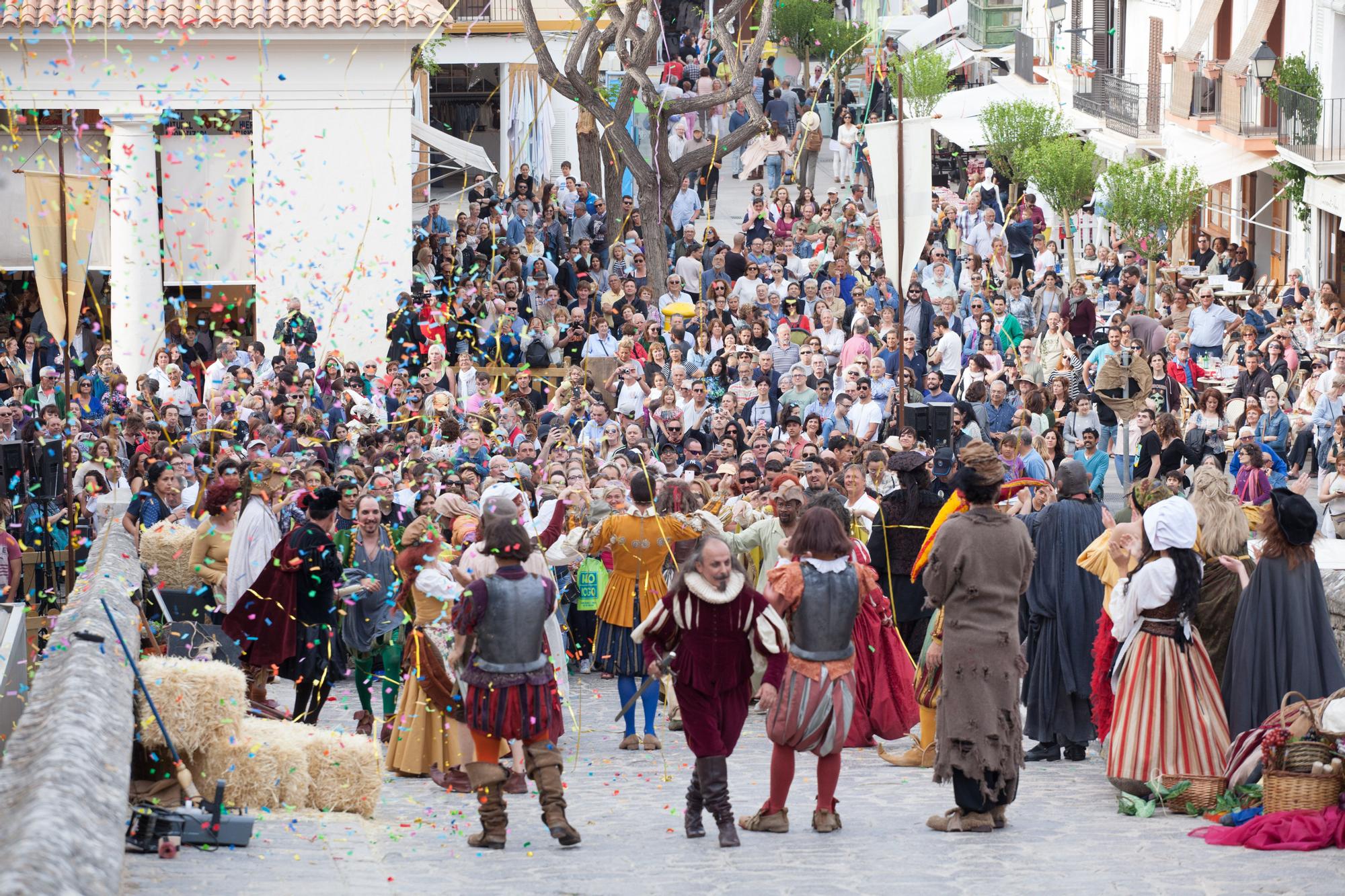 Edición de 2017 de la Feria Medieval de Ibiza.