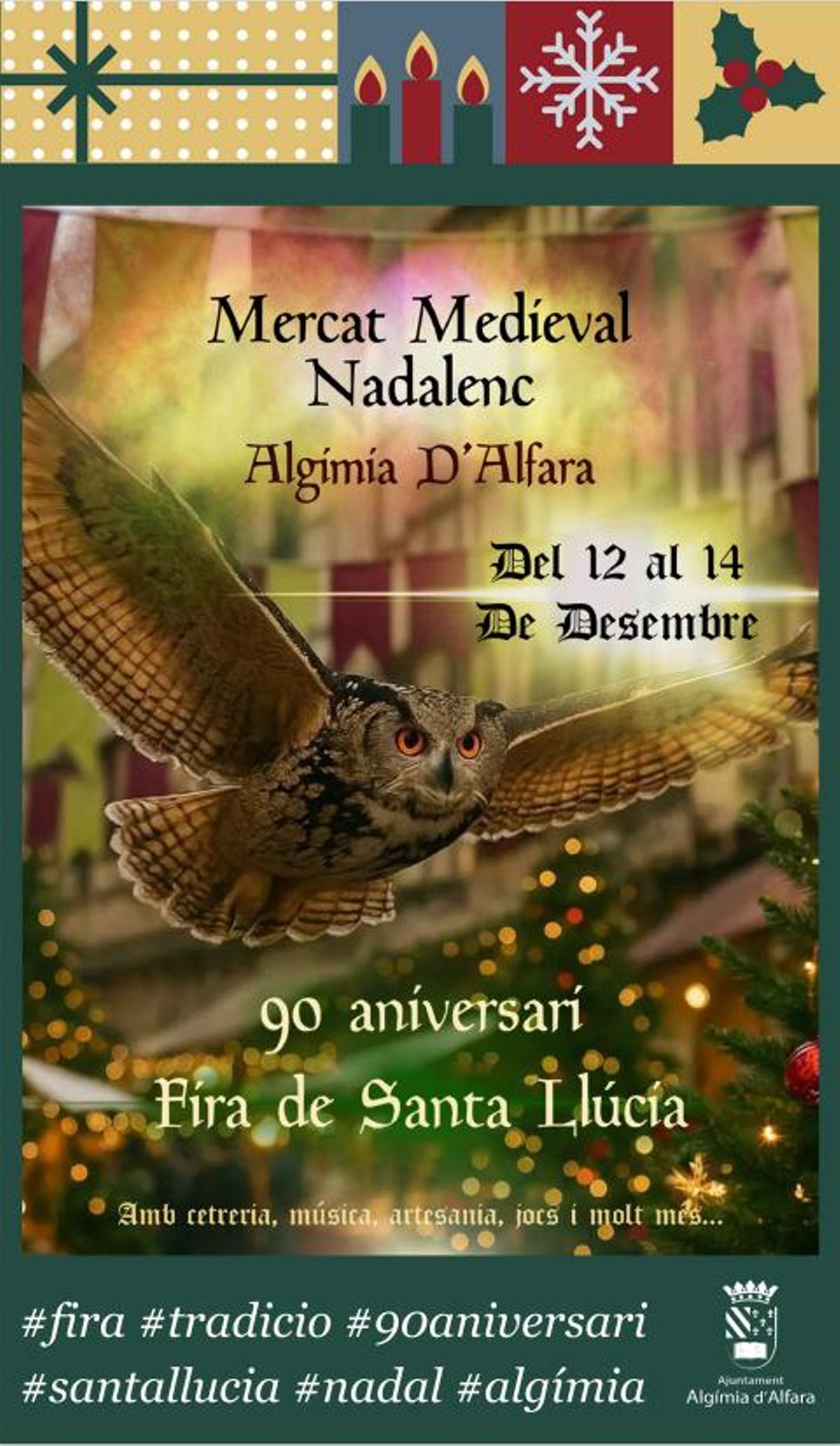 Cartel presentación Fira de Santa Llúcia.
