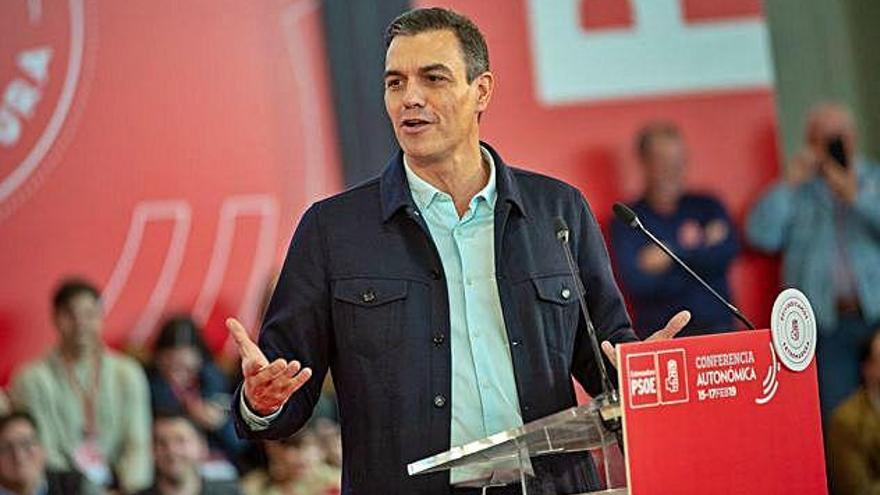 Pedro Sánchez va assegurar que el passat «no pot ser el futur de cap societat».