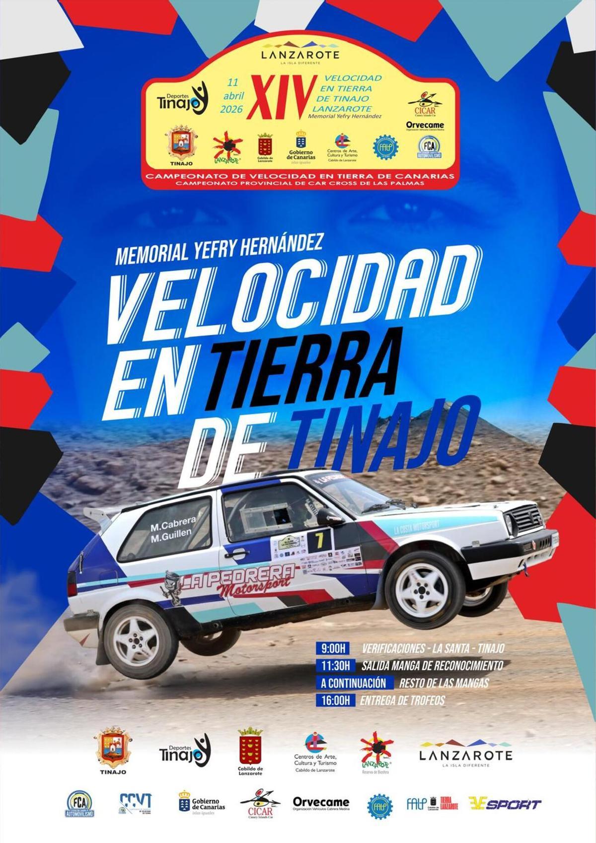 Cartel del Rally de Tinajo 2026